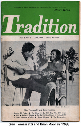 Glen Tomassetti and Brian Mooney, Tradition,  June 1966